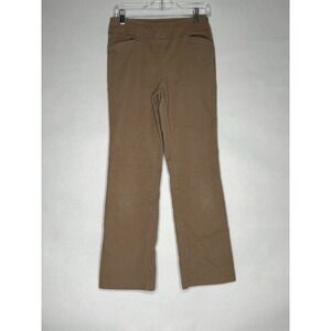 Croft & Barrow Women's Effortless Stretch Pants Mid Rise Straight Size 4 Regular